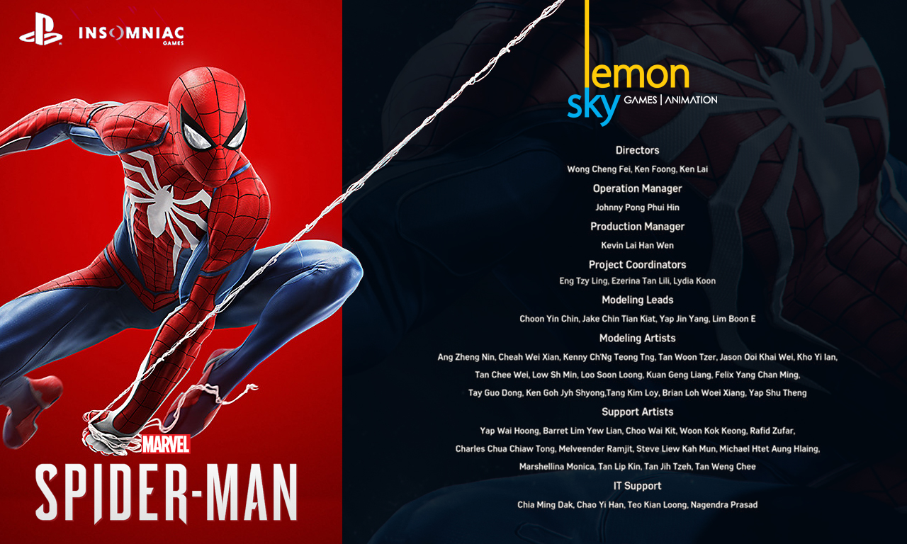 Marvel's Spider-Man Remastered - Lemon Sky Studios